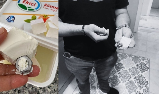 Ünlü peynir markasının ürününden metal somun çıktı!