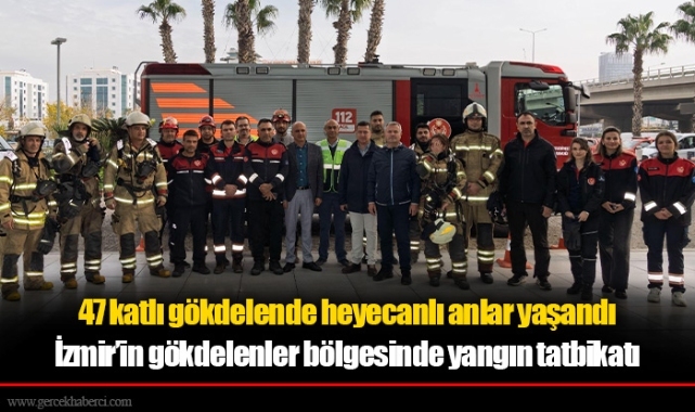 47 katlı gökdelende heyecanlı anlar yaşandı