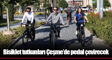 Bisiklet tutkunları Çeşme’de pedal çevirecek