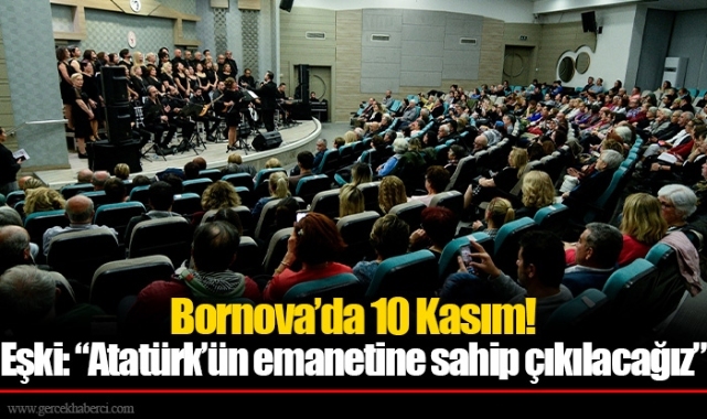 Bornova’da 10 Kasım!