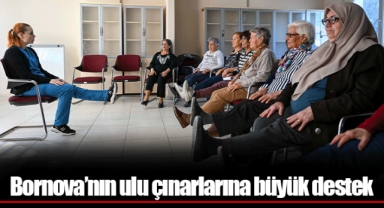Bornova’nın ulu çınarlarına büyük destek