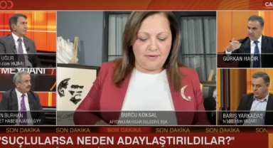 CHP'li Burcu Köksal, canlı yayında 6 okun maddelerini sayamadı