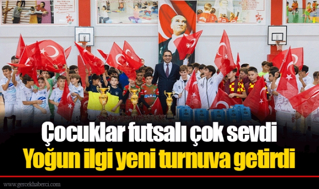Çocuklar futsalı çok sevdi