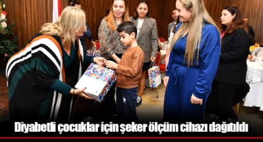 Diyabetli çocuklar için şeker ölçüm cihazı dağıtıldı