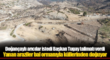 Doğançaylı arıcılar istedi Başkan Tugay talimatı verdi