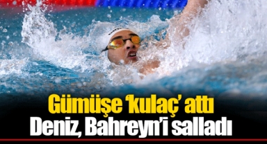 Gümüşe ‘kulaç’ attı