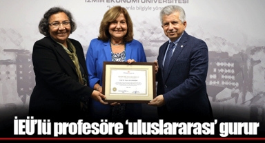 İEÜ’lü profesöre ‘uluslararası’ gurur
