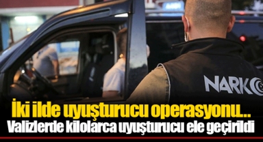 İki ilde uyuşturucu operasyonu... Valizlerde kilolarca uyuşturucu ele geçirildi