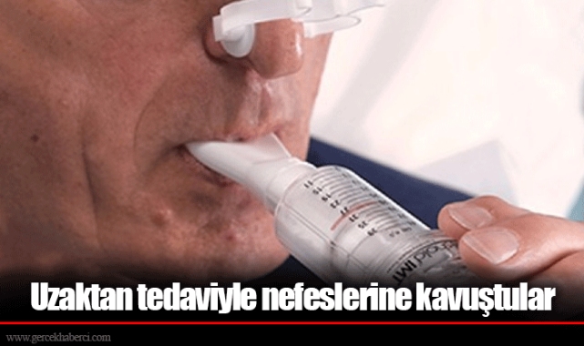 Uzaktan tedaviyle nefeslerine kavuştular