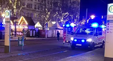 Almanya'da araç Noel pazarındaki kalabalığa daldı: Ölü sayısı 11'e yükseldi