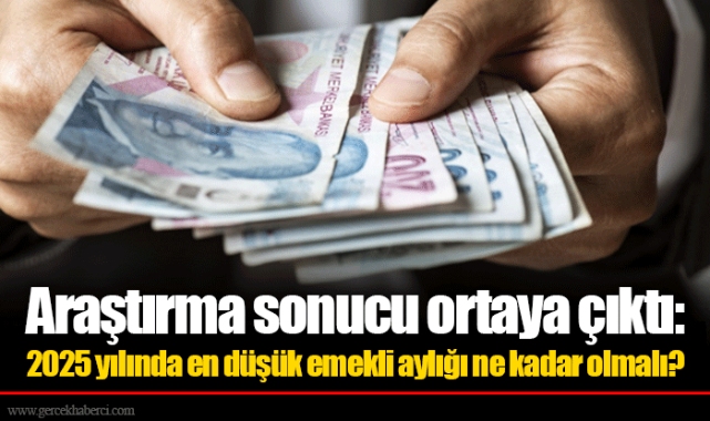 Araştırma sonucu ortaya çıktı:2025 yılında en düşük emekli aylığı ne kadar olmalı?