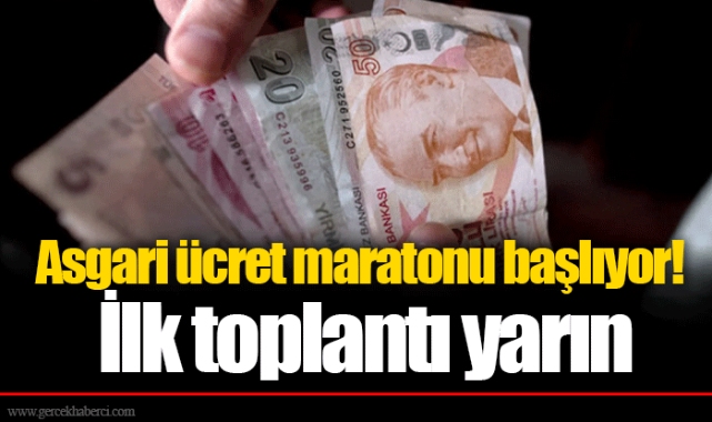 Asgari ücret maratonu başlıyor! İlk toplantı yarın