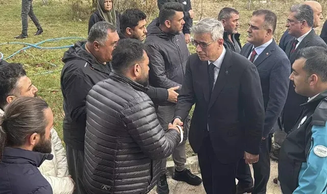 Bakan Memişoğlu, Muğla'daki helikopter kazasında hayatını kaybedenlerin ailelerine taziyede bulundu