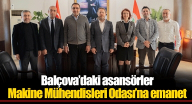 Balçova'daki asansörler Makine Mühendisleri Odası'na emanet