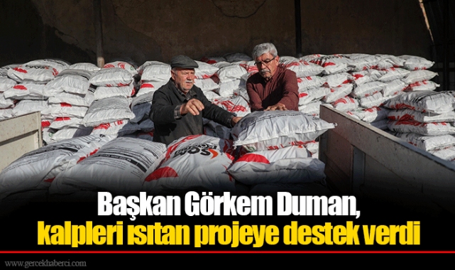 Başkan Görkem Duman, kalpleri ısıtan projeye destek verdi