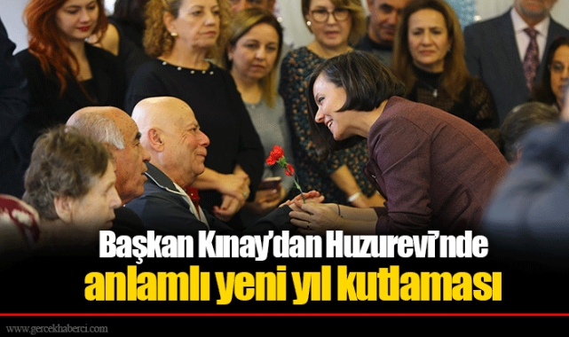 Başkan Kınay’dan Huzurevi’nde anlamlı yeni yıl kutlaması