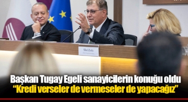 Başkan Tugay Egeli sanayicilerin konuğu oldu