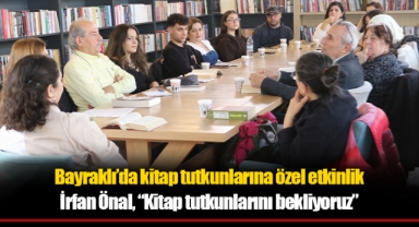 Bayraklı’da kitap tutkunlarına özel etkinlik