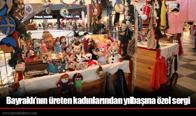 Bayraklı’nın üreten kadınlarından yılbaşına özel sergi