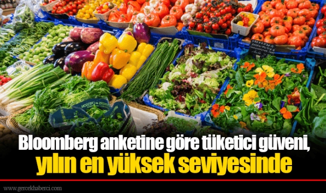 Bloomberg anketine göre tüketici güveni, yılın en yüksek seviyesinde