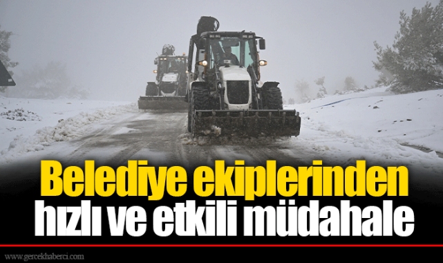 Bornova'da mevsimin ilk karı