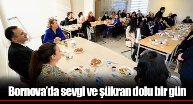Bornova’da sevgi ve şükran dolu bir gün