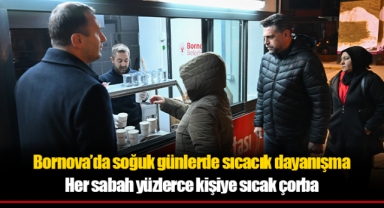 Bornova’da soğuk günlerde sıcacık dayanışma
