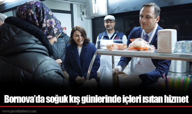 Bornova’da soğuk kış günlerinde içleri ısıtan hizmet