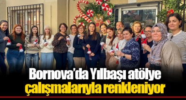 Bornova’da Yılbaşı atölye çalışmalarıyla renkleniyor