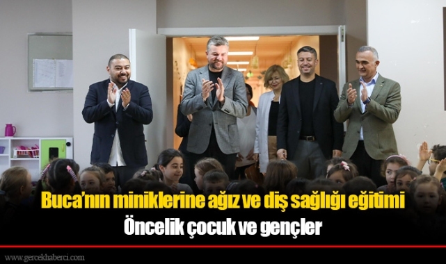 Buca’nın miniklerine ağız ve diş sağlığı eğitimi