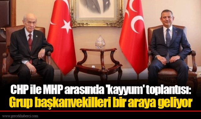 CHP ile MHP arasında 'kayyum' toplantısı: Grup başkanvekilleri bir araya geliyor