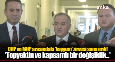 CHP ve MHP arasındaki 'kayyum' zirvesi sona erdi! 'Topyekün ve kapsamlı bir değişiklik...'