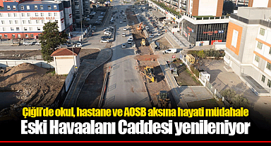 Çiğli'de okul, hastane ve AOSB aksına hayati müdahale