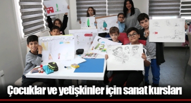 Çocuklar ve yetişkinler için sanat kursları