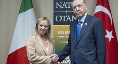 Cumhurbaşkanı Erdoğan, İtalya Başbakanı Meloni ile görüştü