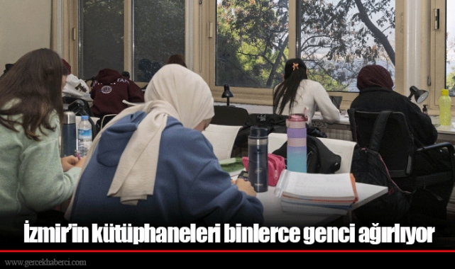 İzmir’in kütüphaneleri binlerce genci ağırlıyor
