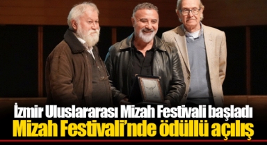İzmir Uluslararası Mizah Festivali başladı