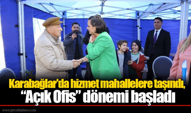 Karabağlar'da hizmet mahallelere taşındı, “Açık Ofis” dönemi başladı
