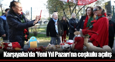 Karşıyaka’da ‘Yeni Yıl Pazarı’na coşkulu açılış