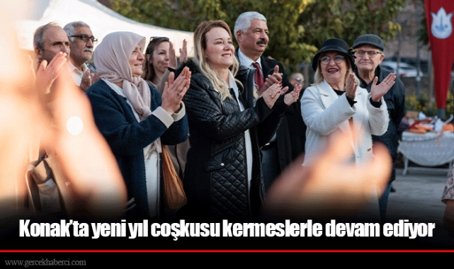 Konak’ta yeni yıl coşkusu kermeslerle devam ediyor