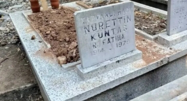 Mezar kazısında korkutan olay: Poşette kemikler bulundu