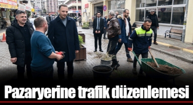 Pazaryerine trafik düzenlemesi
