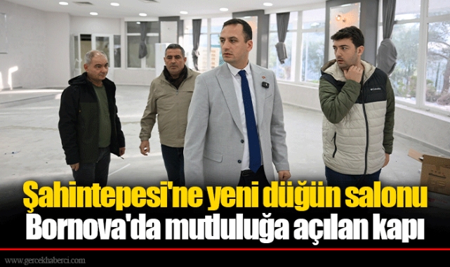 Şahintepesi'ne yeni düğün salonu