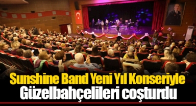 Sunshine Band Yeni Yıl Konseriyle Güzelbahçelileri coşturdu
