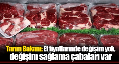 Tarım Bakanı: Et fiyatlarınde değişim yok, değişim sağlama çabaları var