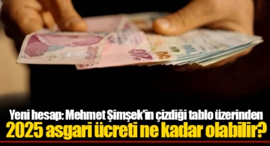 Yeni hesap: Mehmet Şimşek'in çizdiği tablo üzerinden 2025 asgari ücreti ne kadar olabilir?