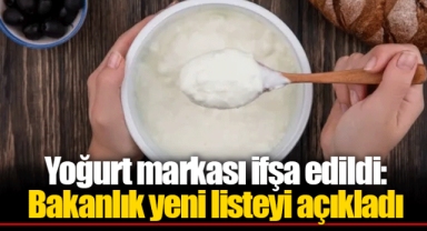 Yoğurt markası ifşa edildi: Bakanlık yeni listeyi açıkladı