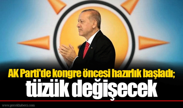AK Parti'de kongre öncesi hazırlık başladı; tüzük değişecek