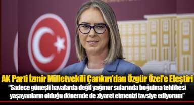 AK Parti İzmir Milletvekili Çankırı'dan Özgür Özel'e Eleştiri