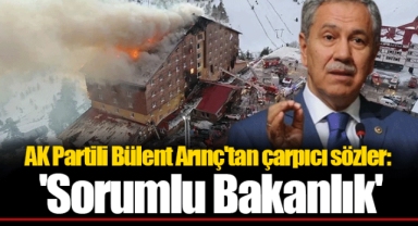 AK Partili Bülent Arınç'tan çarpıcı sözler: 'Sorumlu Bakanlık'